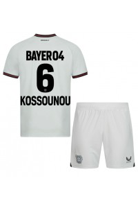 Fotbalové Dres Bayer Leverkusen Odilon Kossounou #6 Dětské Venkovní Oblečení 2023-24 Krátký Rukáv (+ trenýrky)